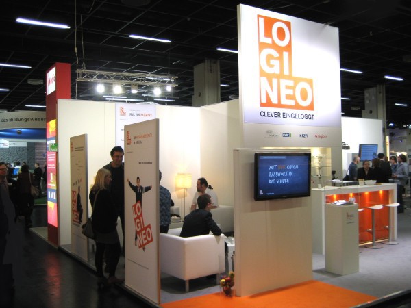 LOGINEO Stand auf der didacta 2013 in Köln